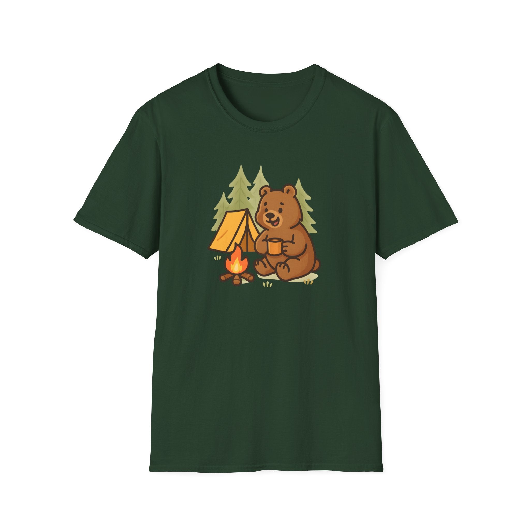 Bear at Campfire T-Shirt