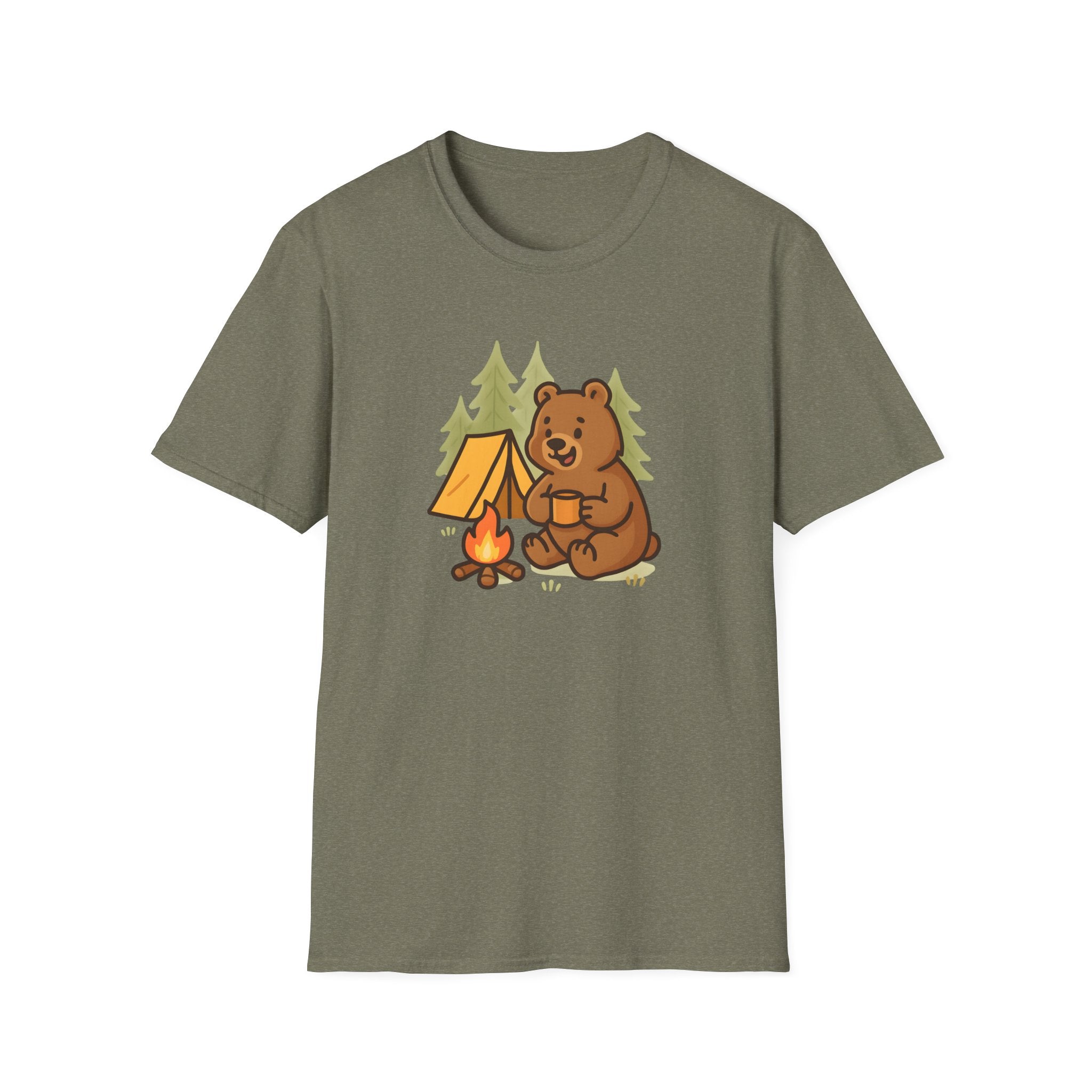 Bear at Campfire T-Shirt
